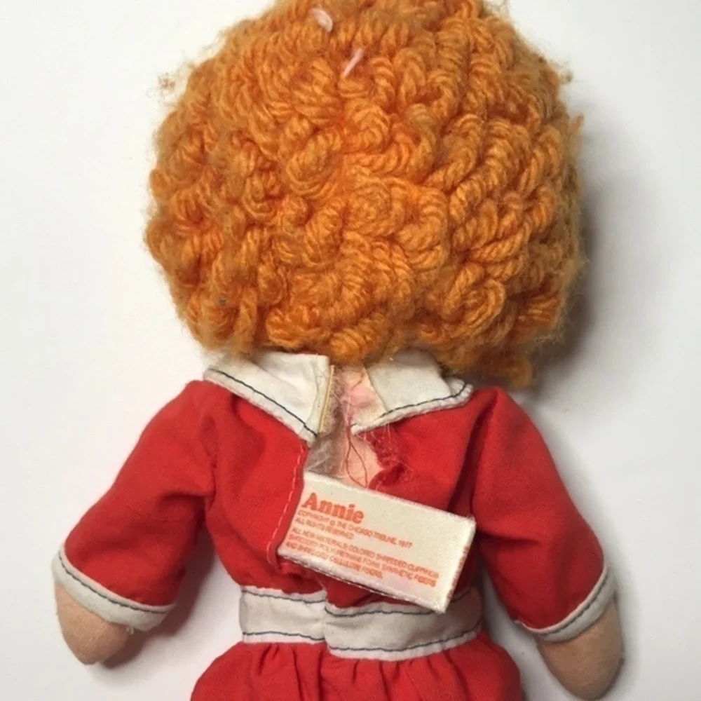Little Orphan‎ Annie Doll With Pocket On Red Dress Knickerbocker 9